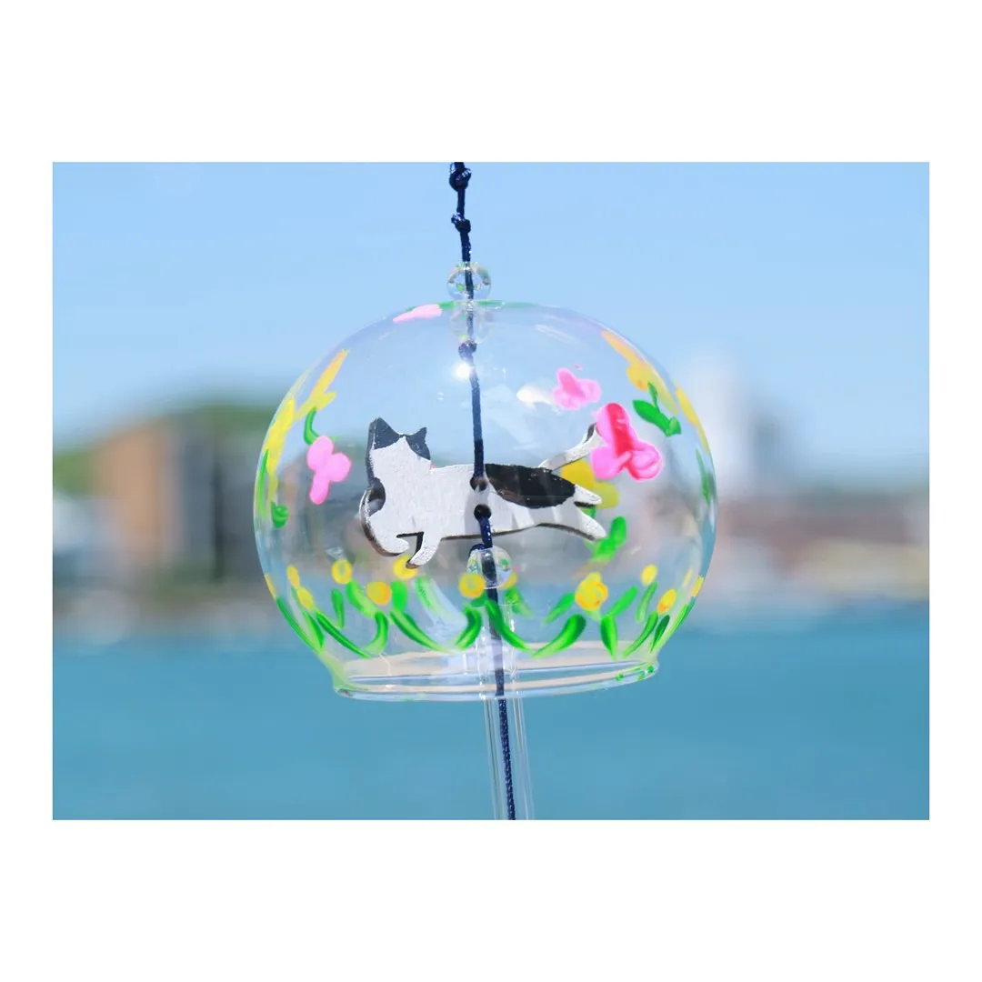 【猫ゆらり風鈴つくり絵付け・ものづくり体験】