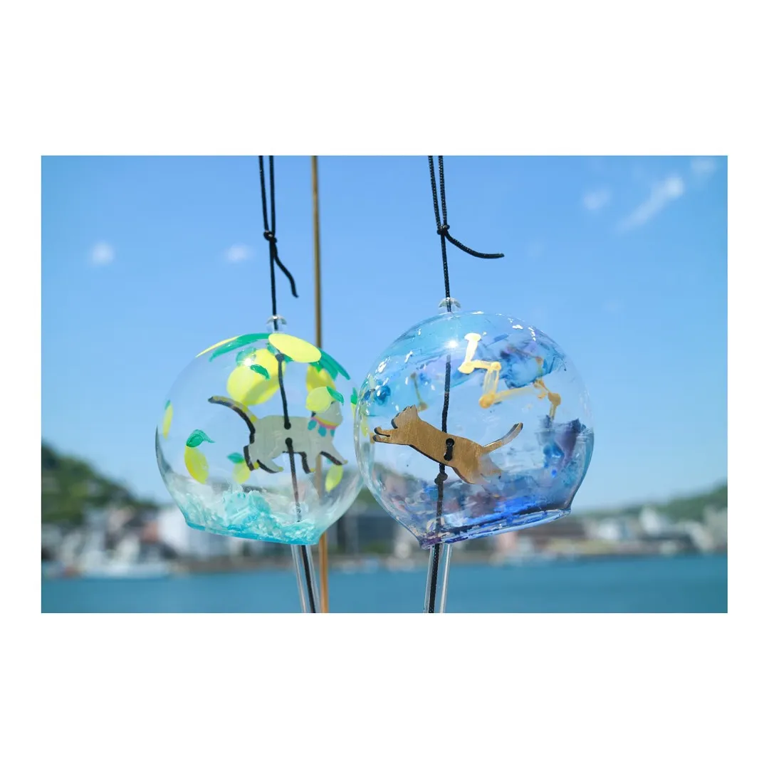 【猫ゆらり風鈴つくり絵付け・ものづくり体験】