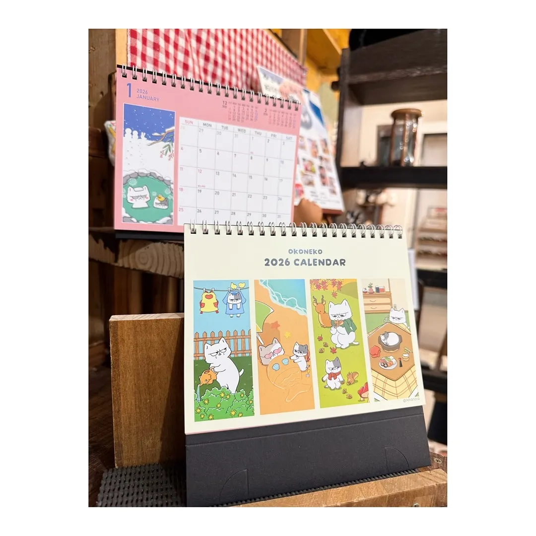 もうすぐ2026年！おこねこカレンダー届きました！
