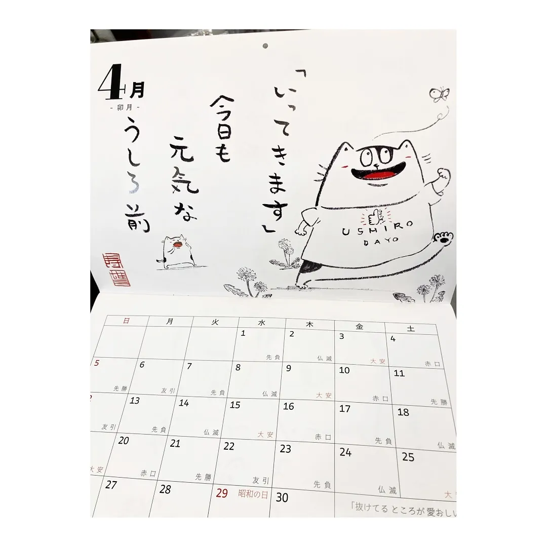 もうすぐ2026年！元気のでるカレンダーが届きました！