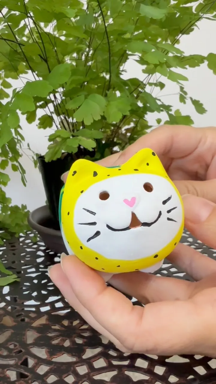 🐱🎨＼猫テラコッタ絵付け体験／
